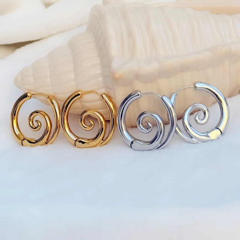 ARETES ESPIRAL 017A - JOLIE, JOYERIA Y ACCESORIOS