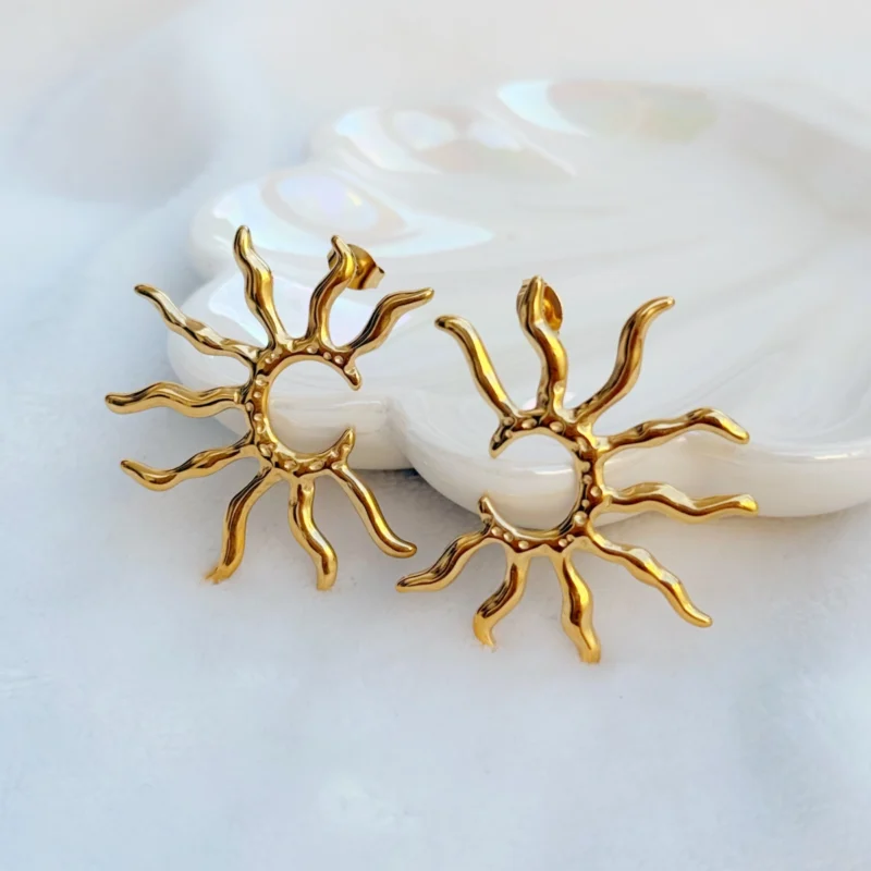 ARETES RAYOS DE SOL 023B - JOLIE, JOYERIA Y ACCESORIOS