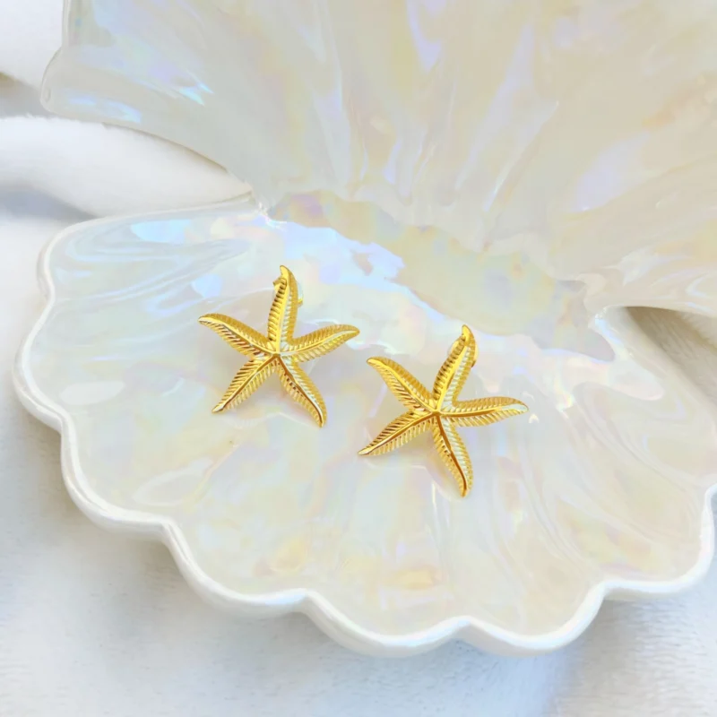 ARETES STAR FISH 03B - JOLIE, JOYERIA Y ACCESORIOS
