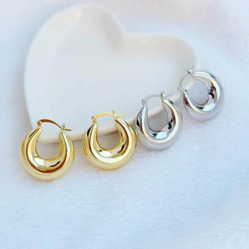 ARRACADAS MARFIL 021B - JOLIE, JOYERIA Y ACCESORIOS