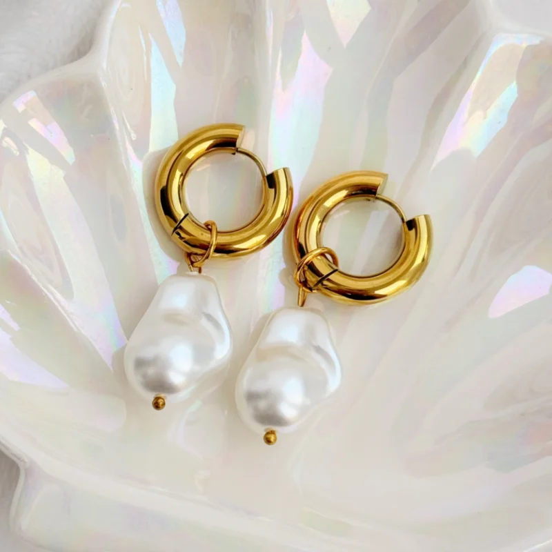 ARRACADAS PERLA MISTICA 026B - JOLIE, JOYERIA Y ACCESORIOS