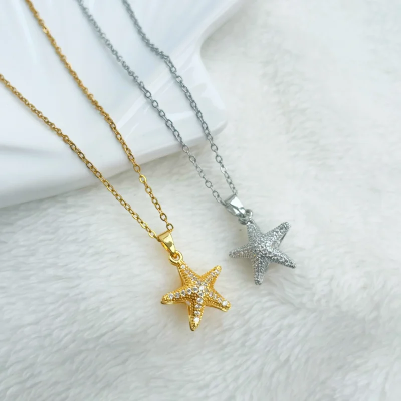 COLLAR ESTRELLA DEL MAR 04C - JOLIE, JOYERIA Y ACCESORIOS