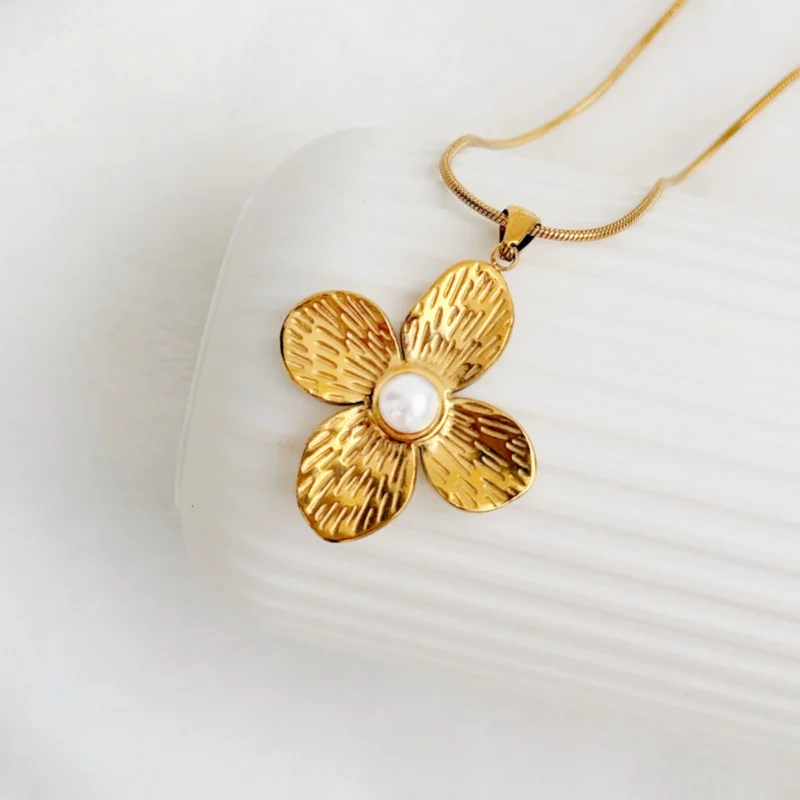 COLLAR FLOR 011C - JOLIE, JOYERIA Y ACCESORIOS