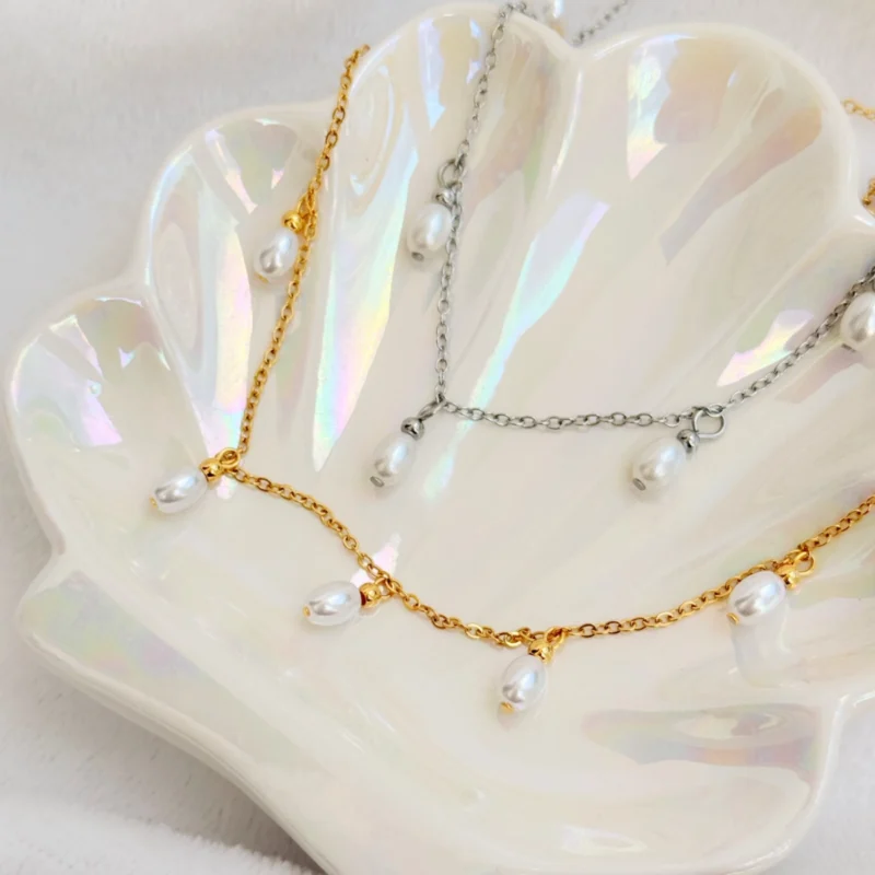 COLLAR PERLITAS 020C - JOLIE, JOYERIA Y ACCESORIOS