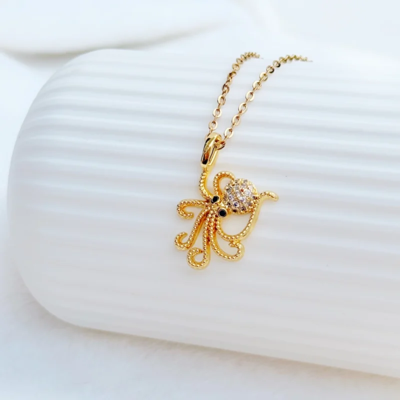 COLLAR PULLPO 012C - JOLIE, JOYERIA Y ACCESORIOS