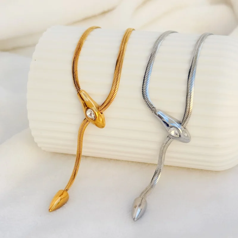 COLLAR SERPIENTE 017C - JOLIE, JOYERIA Y ACCESORIOS