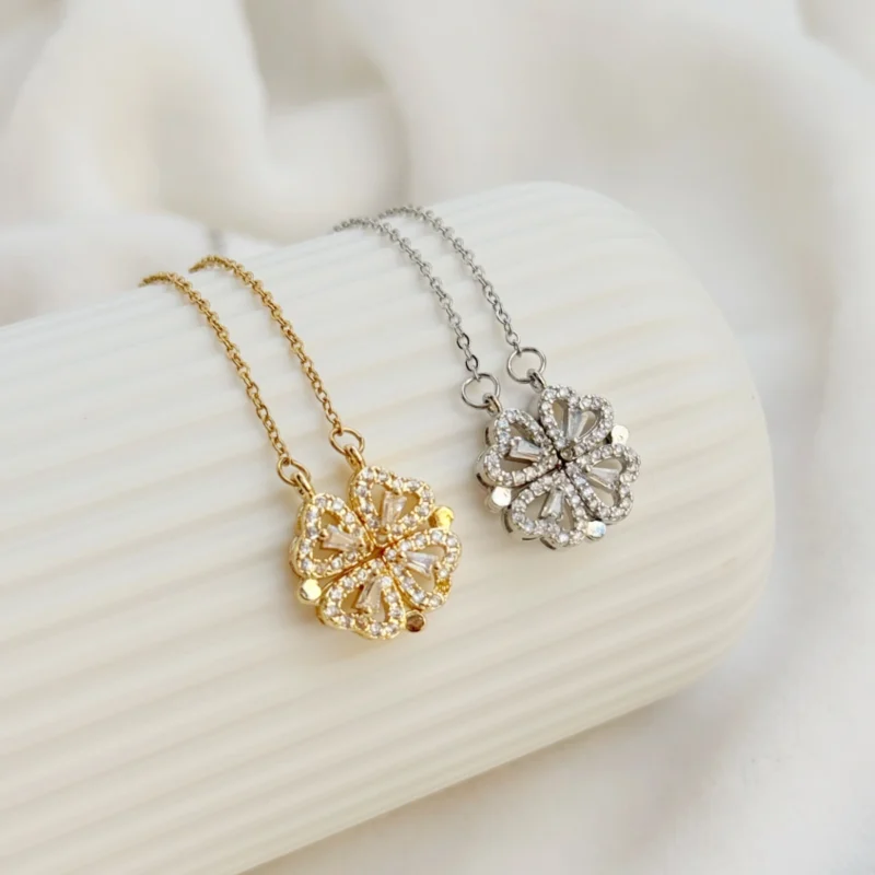 COLLAR TREBOL 022C - JOLIE, JOYERIA Y ACCESORIOS